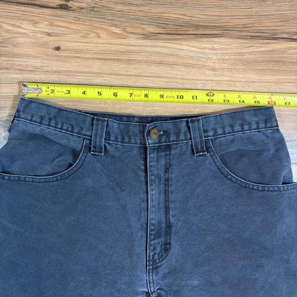 Arborwear Tree Climbers VTG Double Knee Canvas Pants Dark Gray USA Mens 34x32 - Picture 8 of 10